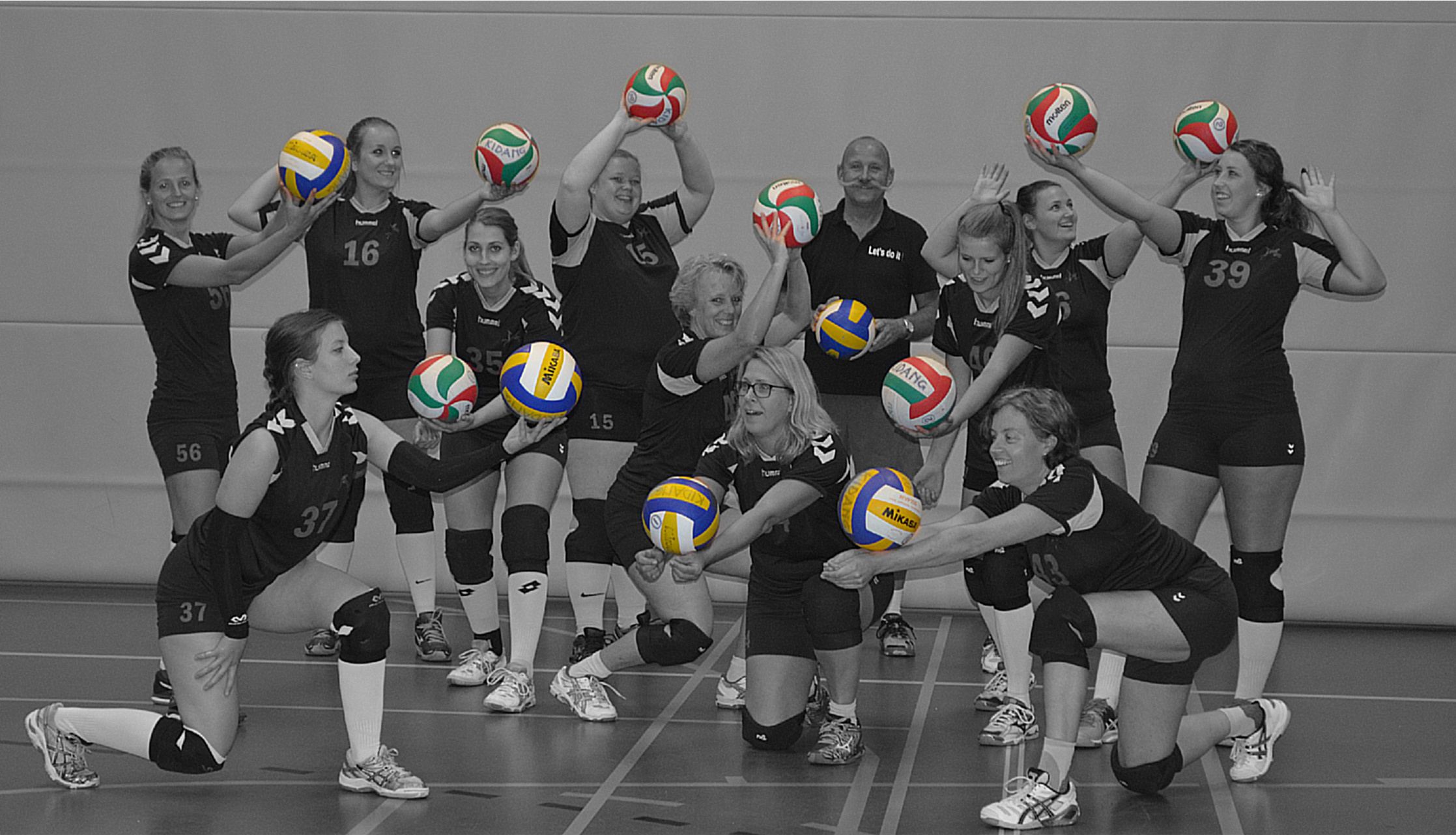 Teamfoto - Dames 3 - 2017 - 1