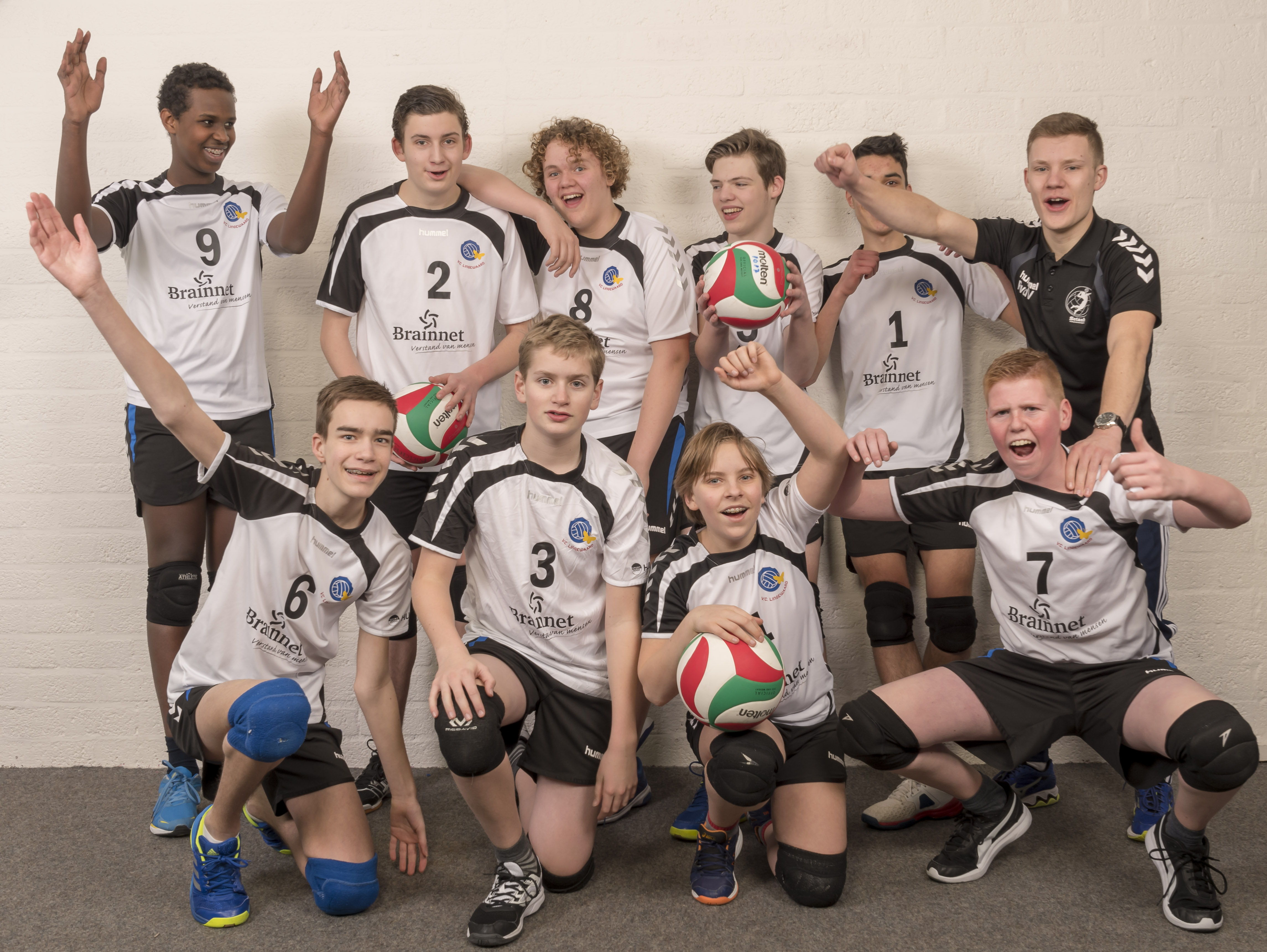 Jongens B1 - Teamfoto - 2018 - Kidang-30